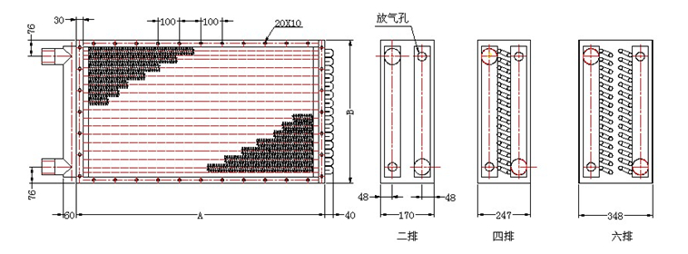 GLII工业散热器参数